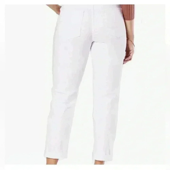 Denizen Levi’s modern slim cuffed stretch white jeans size 26 - Picture 2 of 9